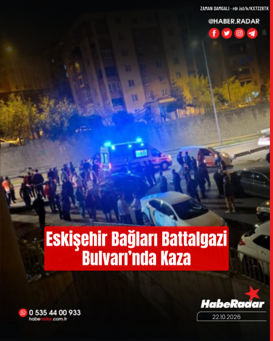 Battalgazi Bulvarı'nda kaza, yaralılar var