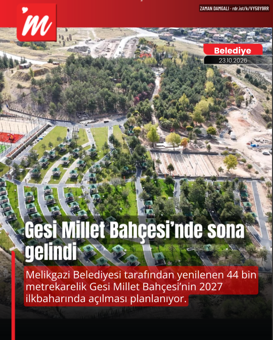 Gesi Millet Bahçesi'nde çalışmalar tamamlandı