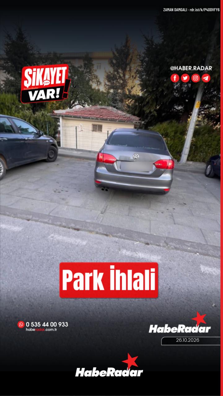 Yakut Mahallesi'nde park ihlali